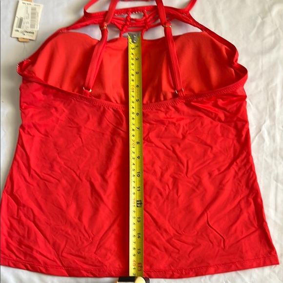 Red Strappy Tank Top - Picture 4 of 6